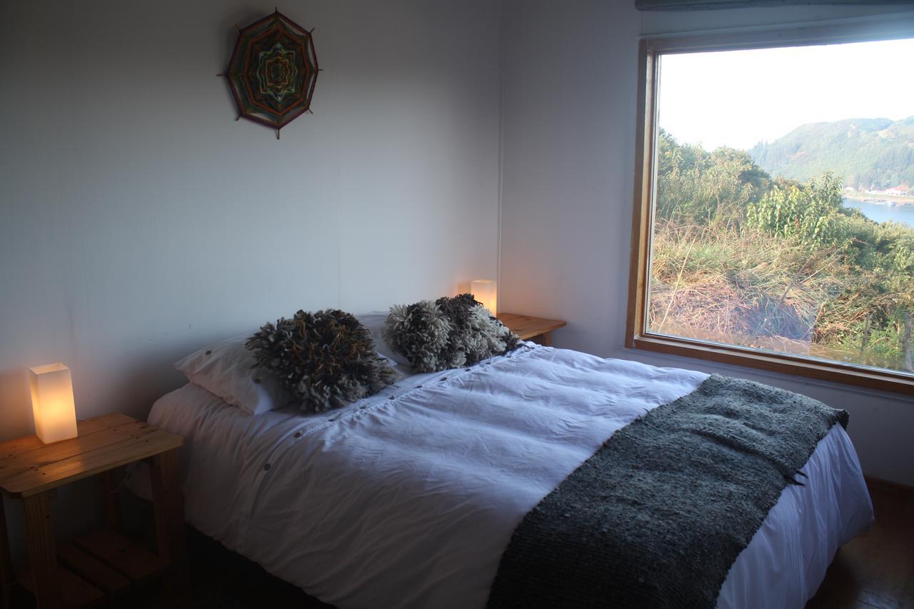 プエルトモント Pink House Angelmo Bed & Breakfast エクステリア 写真
